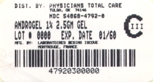 Androgel Testosterone Carbomer